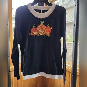 Halloween 🎃 White Stag Black Long Sleeve Shirt